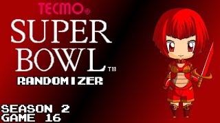 Tecmo Super Bowl Randomizer (NES) - [Season 2] - Game 16