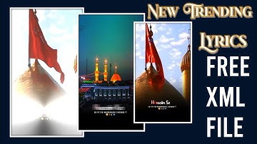 Muharram Xml File | Muharram Video Editing Alight Motion | Muharram xml 🔥#xml #muharramstatusediting