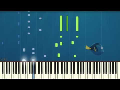 Finding Dory Soundtrack (OST) - Piano tutorial (Synthesia)