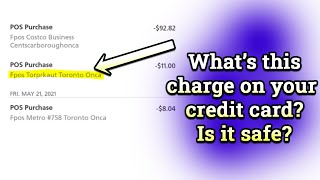 Torprkaut Toronto ONCA credit card charge - is it legit transaction or you should be concerned