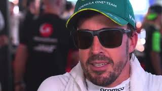 Fernando Alonso Imola GP Race Interview 2024