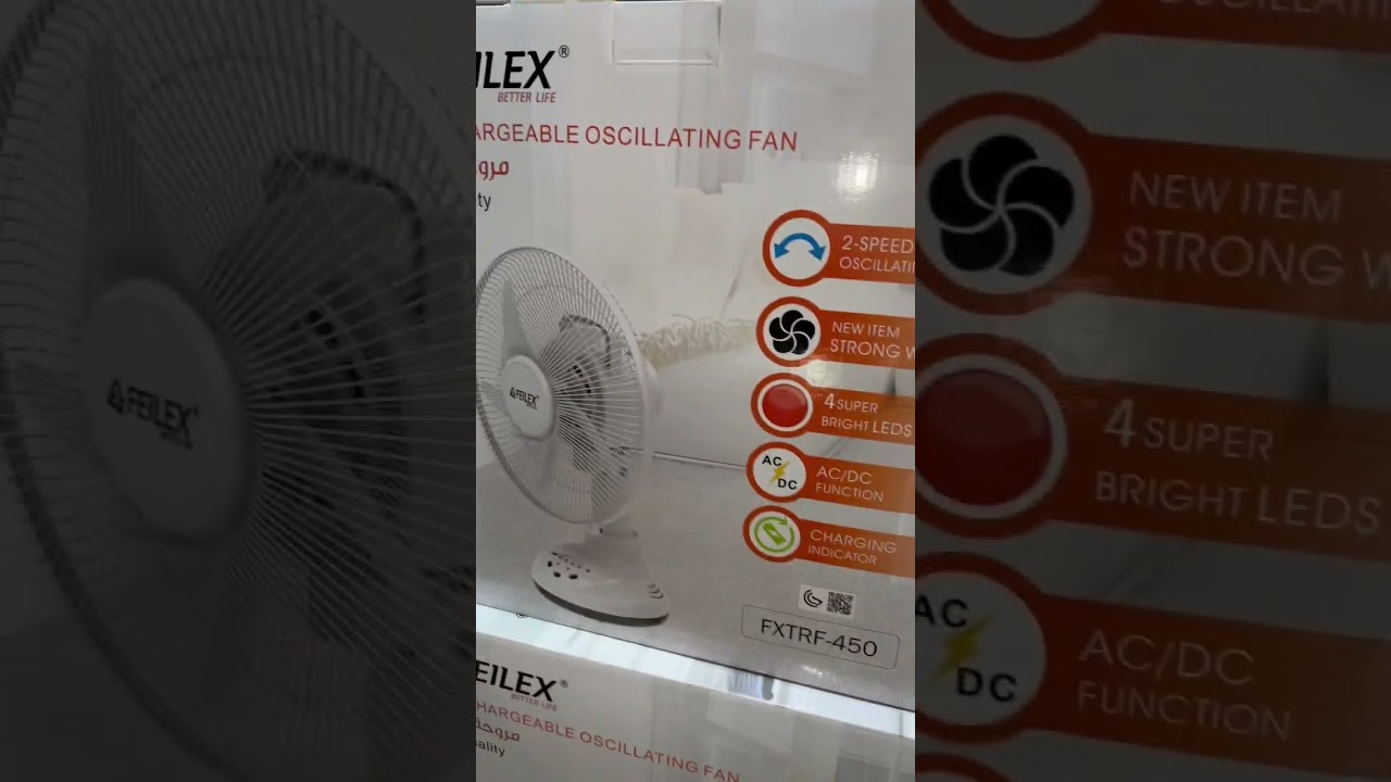 Rechargeable fans 12in مروح منزلية شاحن 🔌