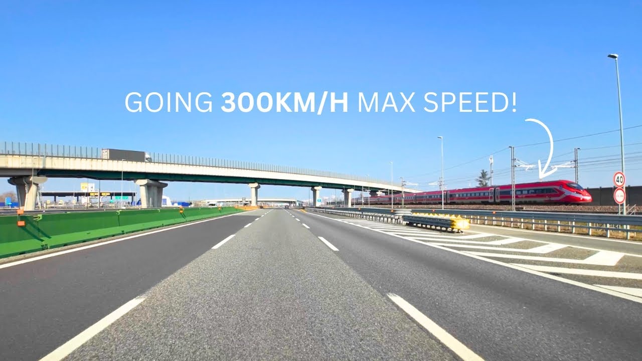 300km Drive in Italy:  MILAN - TURIN Roundtrip on A4 ITALIAN HIGHWAY