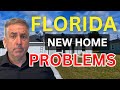 Florida new home problems  be careful before you close