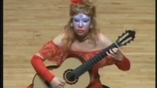 Amazing Masked Woman Guitarist Galina Vale