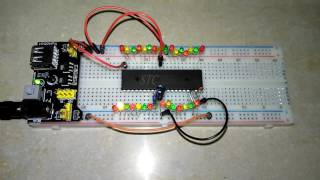 DIY STC89C52 Microcontroller Programming LED 51單片機流水燈