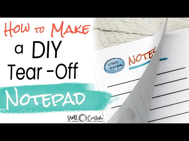 How to Use Card Padding Compound to Make Homemade Notebooks and