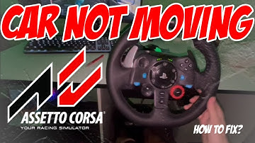 CAR NOT MOVING IN ASSETTO CORSA/CONTENT MANAGER HOW TO FIX STEERING WHEEL AND PEDALS INPUT FAST FIX