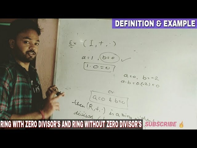 Ring With Zero Divisor| Ring without Zero Divisor | Integral Domain | Ring  Theory | BA/BSc Maths - YouTube