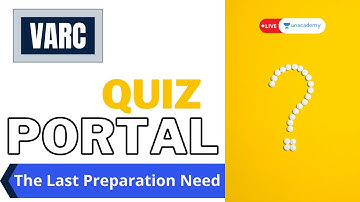 Quiz Portal | Weekly Rewards for Toppers | VARC | Live on Unacademy CATalyst with Bhagyasree Ghosh