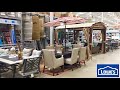 LOWE'S PATIO FURNITURE GAZEBOS CHAIRS TABLES  SOFAS DECOR SHOP WITH ME SHOPPING STORE WALK THROUGH