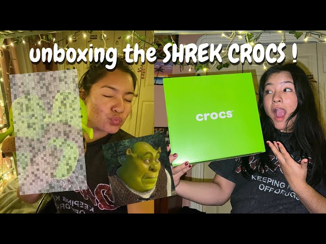 Unboxing Shrek Crocs 