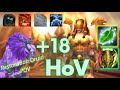 +18 Halls of Valor HYRJA | Resto Druid POV | Tyrannical, Raging, Storming