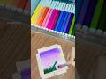 NIGHT LIFE SCENE 🎀🌆 #youtubeshorts #art #stationarycollection #drawing #diy #painting