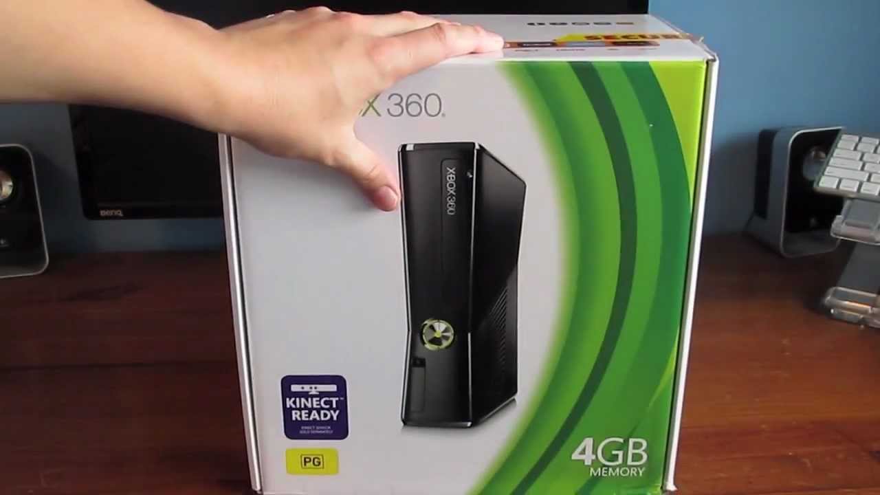 Verenigen baard Reusachtig Xbox 360 Slim 4gb Unboxing! - YouTube