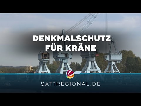 Was passiert mit den denkmalgeschützten Kränen auf dem ehemaligen Sietas-Werft-Gelände in Hamburg?