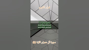 قرآن الكريم سورة آل عمران الآية 53The Holy Quran, Surah Al Imran, Verse 53 #قران_كريم #انقذوا_غزة
