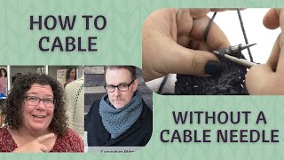 Knitting Cables without a Cable Needle with Pattern