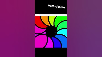 🎨 Mesmerizing Colorful Spiral Pattern Using Python Turtle | HSV Color Magic #mrcodeman