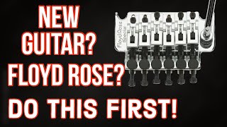 THE 2 MOST COMMON ISSUES WITH A BRAND NEW FLOYD ROSE,HOW TO FIX YOUR TUNING STABILITY IN 10 MINS