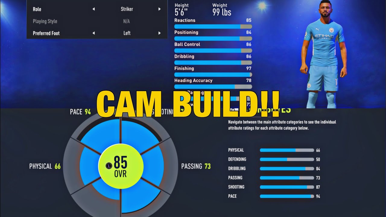 FIFA 22 PRO CLUBS *INSANE* CAM BUILD INSANE BUILDS!!! YouTube
