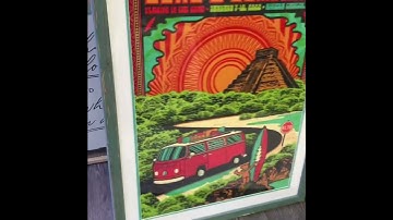 Dead and company Band poster custom framed by new jersey frame shop www.ModernMemoryDesign.com Creat
