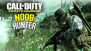THE NOOB HUNTER! - COD MWR Funny Moments, Funny Kills (COD4 Remastered)