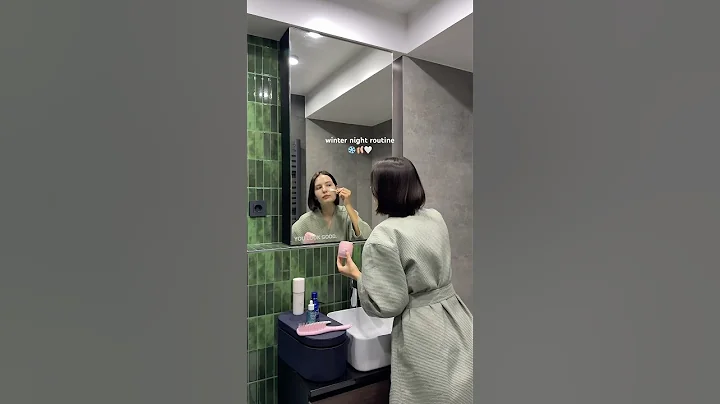 night routine ❄️🎀 #skincare #asmr #aesthetic #cleangirl #nightroutine #selfcare #fyp