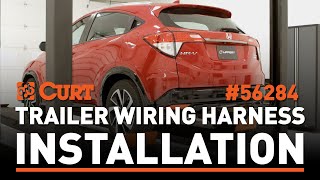 CURT Custom VehicletoTrailer Wiring Harness Install #56284 | 2020 Honda HRV