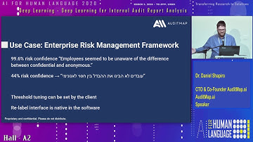 A2 2 Dr  Daniel Shapiro, Deep Learning for Internal Audit Report Analysis