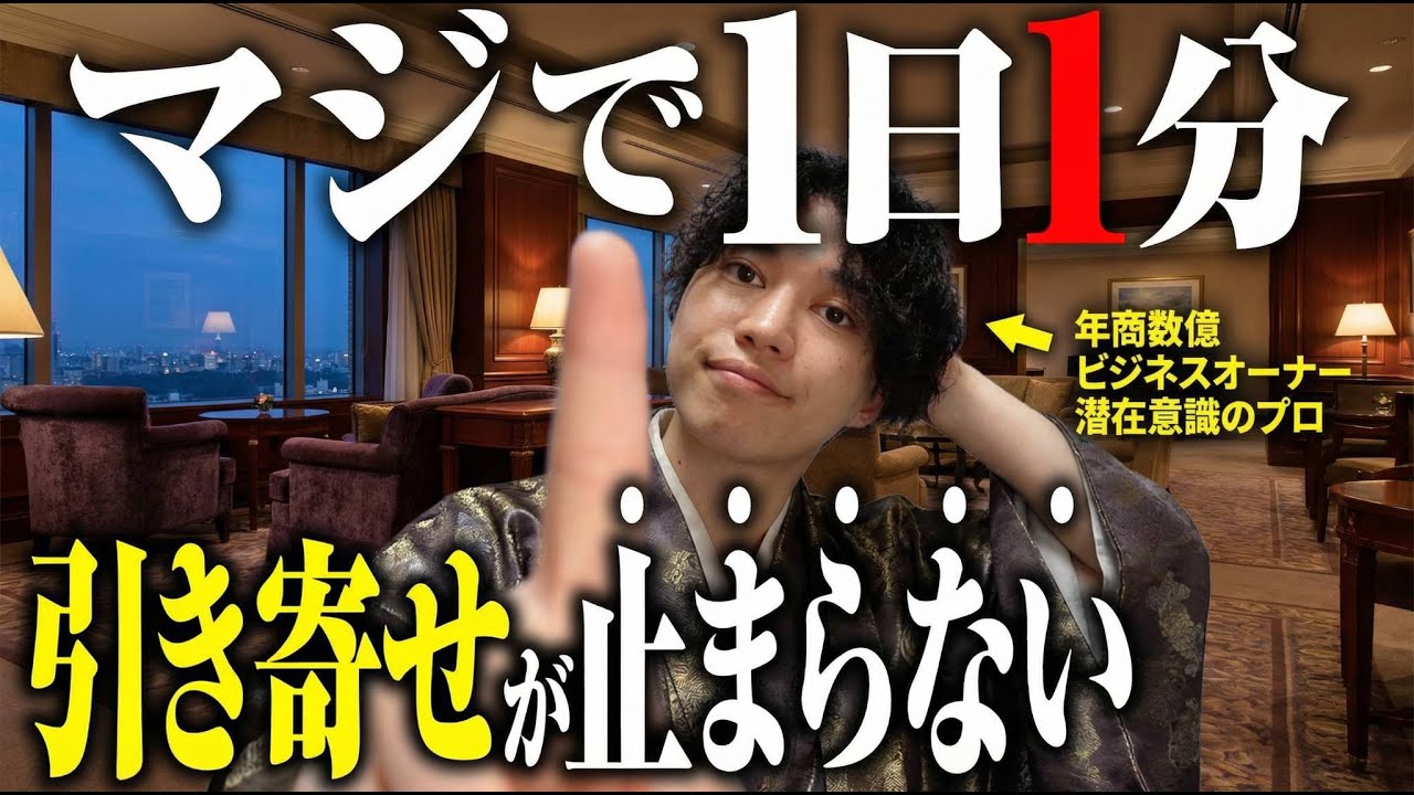 【実話】１日１分あることをしたら現実が急激に変わり始めた（引き寄せ・潜在意識）
