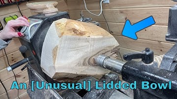 Woodturning a Lidded Bowl: Deformity Meets Elegance!
