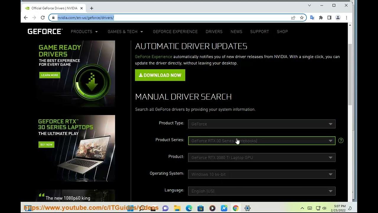 salgsplan overskæg Samler blade Download & Update GeForce RTX 2080 Ti graphics card Driver For Windows -  YouTube