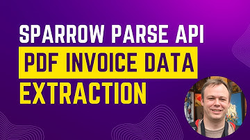 Sparrow Parse API for PDF Invoice Data Extraction