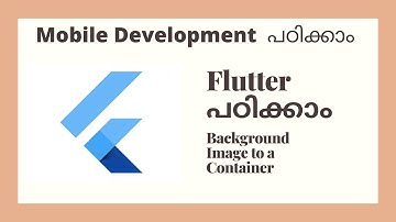 Flutter Malayalam | Background image to a container