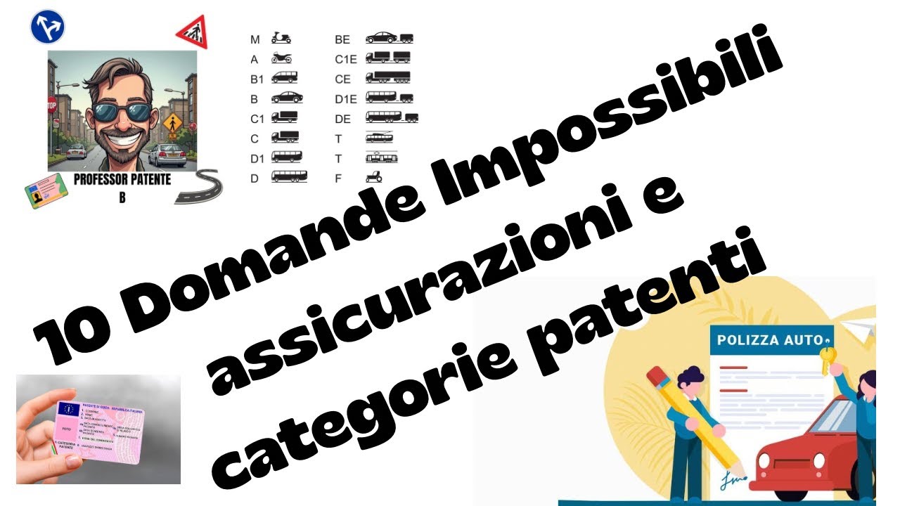 10 domande impossibili, se fai 0 errori sei pronto per l’esame teorico.