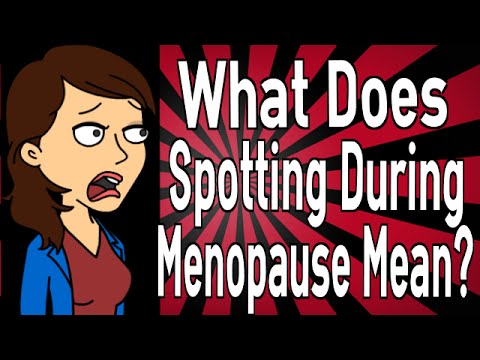 spotting during menopause