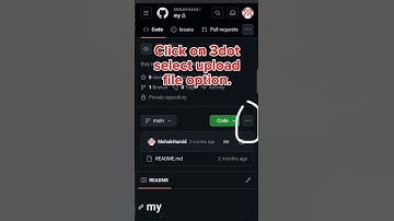 How to upload project on GitHub repository #github #code #governorsindhinitiative