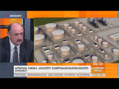 როგორი იქნება პირველი ნავთობგადამამუშავებელი ქარხანა?