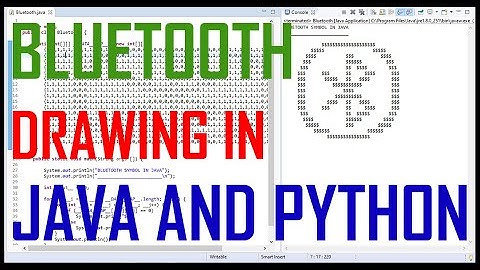 Bluetooth Symbol Drawing In Java And Python