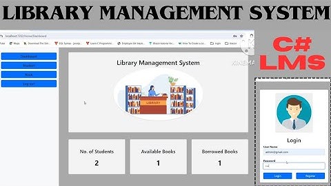 Library Management System project using C# and SQL Server