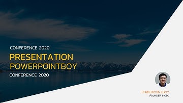 Powerpoint ตัวอย่างการทำหน้าปก Ex 15 (อธิบายทีละขั้นตอน)