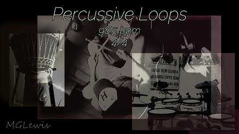 Percussive Loops - 98.5 bpm - 4/4