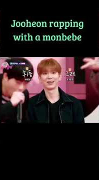 Jooheon (Monsta X) rapping with a Monbebe