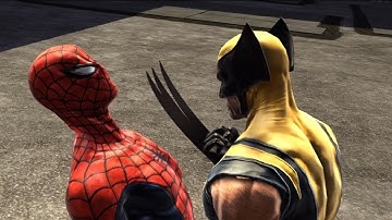 Spider-Man: Web of Shadows - Walkthrough Part 18 - Scarring Partners: Spider-Man Vs. Wolverine