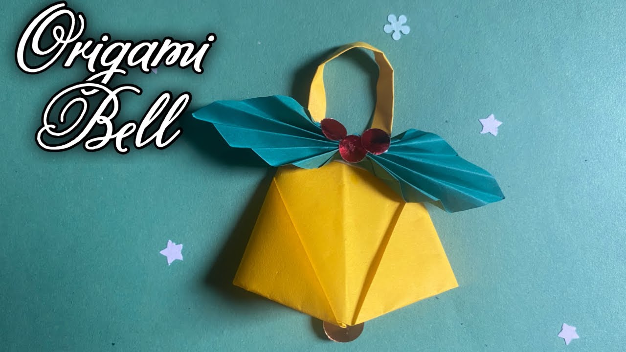 Paper Christmas Bell ❄️ Paper Bell for Christmas Decorations