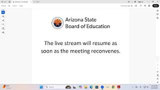 May, 18, 2026 - Arizona State Board of Education Board Meeting