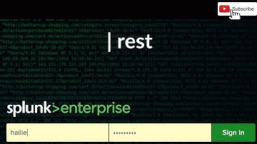 splunk | rest command