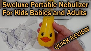 Celebrity Sweluxe Portable Nebulizer for Kids Babies and Adults LS01 (Duck-Face Nebulizer) QUICK REVIEW Net Worth