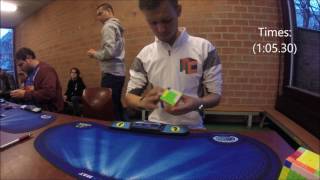 55.79 5x5 average - Mats Valk
PB by a second and .09 short for ER. Done at the Dutch winter 2017 competition.
Times: (1:05.30), (52.85), 56.82, 55.79, 54.76 = 55.79
Cube used: QiYi WuShuang 5x5. Get yours here: https://thecubicle.us/qiyi-wushuang-p-6938.html.
My Facebook page: https://www.facebook.com/Mats.Cubing
QiYi MoFangGes Facebook page: https://www.facebook.com/mofanggecube 55.79 5x5 average - Mats Valk